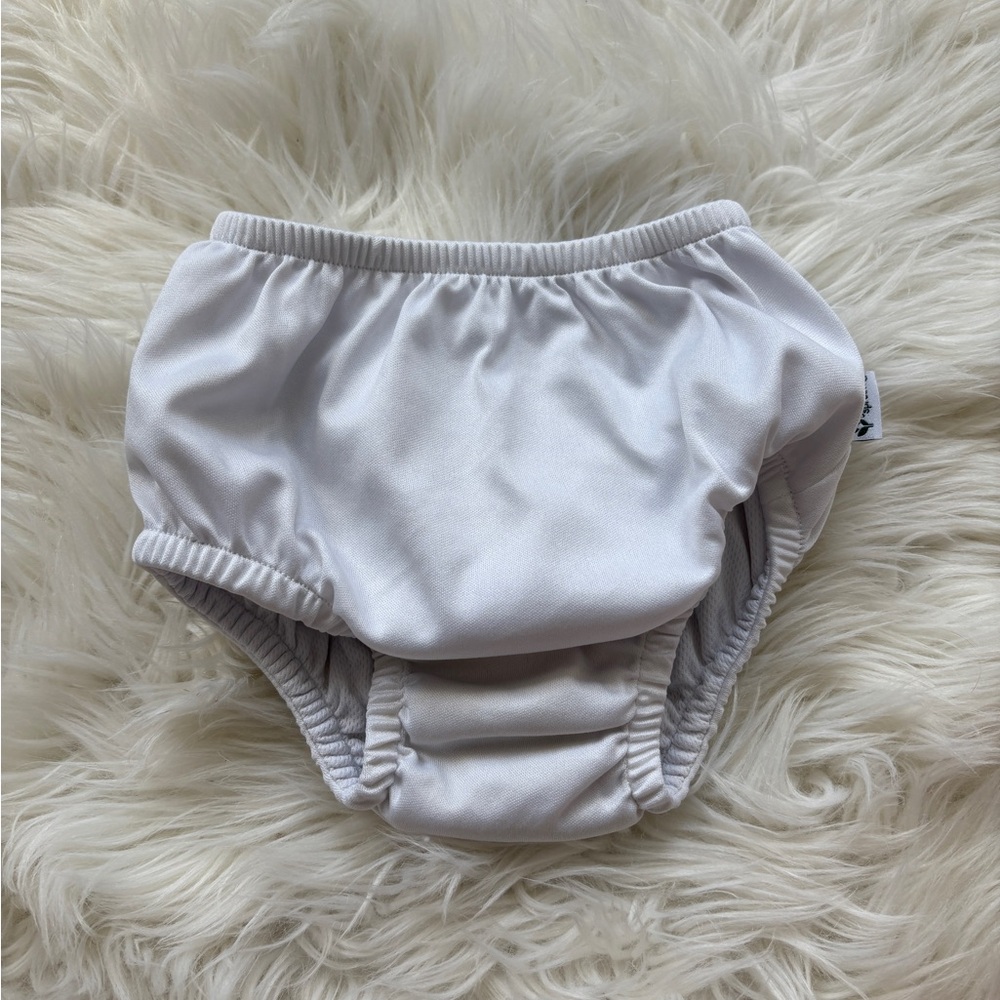 Green Sprouts reusable swim diaper white